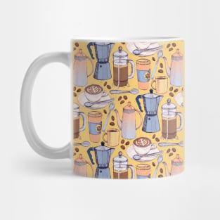 Coffee Love on Yellow Mug